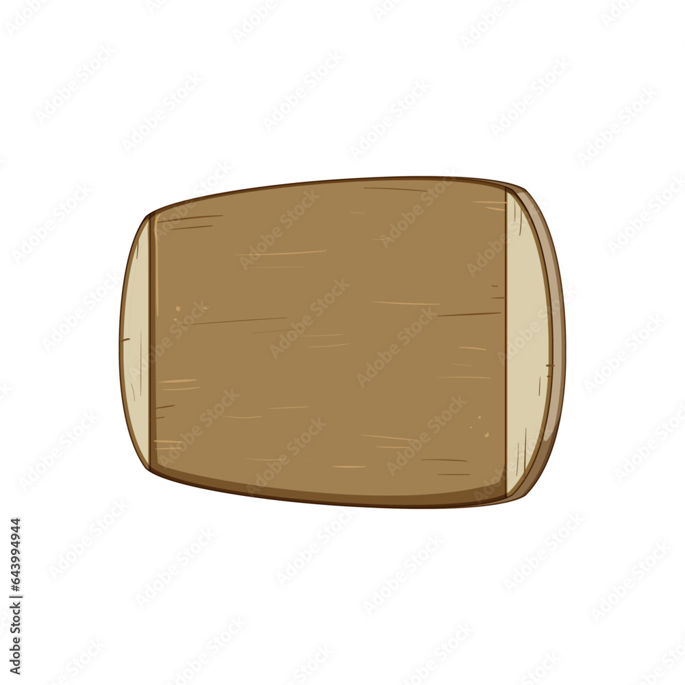 wood chopping board cartoon. wooden kitchen, food empty, chop brown wood chopping board sign. isolated symbol vector illustration wood chopping board cartoon. wooden kitchen, food empty, chop brown wood chopping board sign. isolated symbol vector illustration