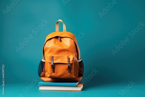 bag isolated on white back to school