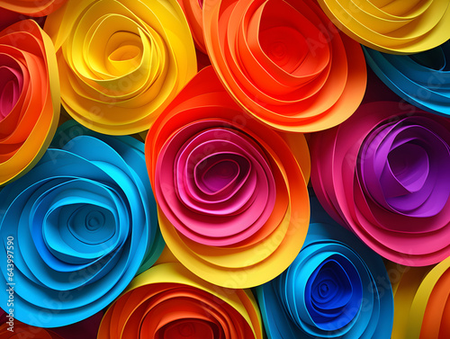 Colorful wallpaper background. Multicolored swirl.