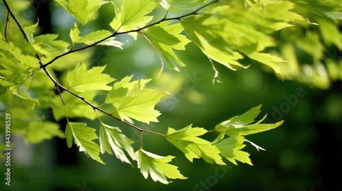 A closeup of leaves dancing in a current of wind