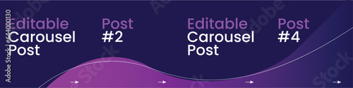 Carousel social media post for Instagram, Facebook and link din post