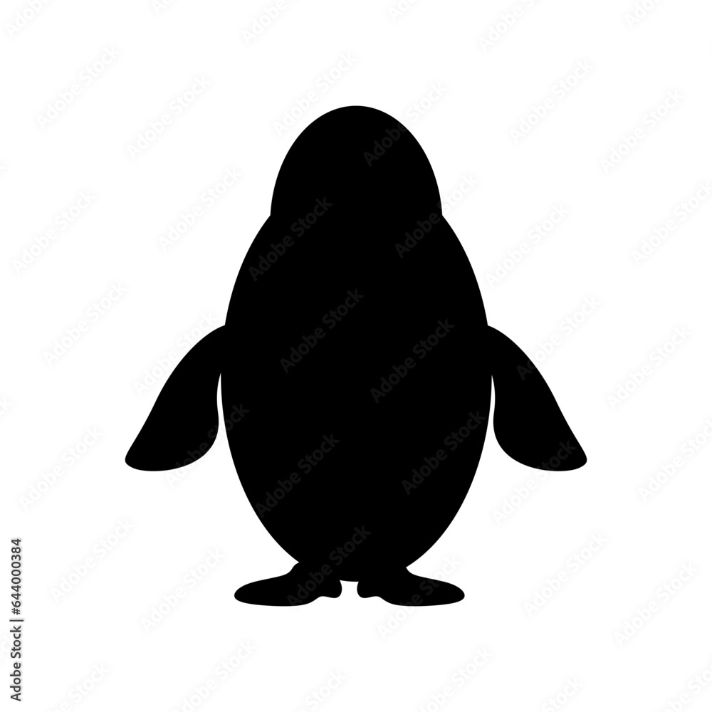 Fototapeta premium silhouette penguin