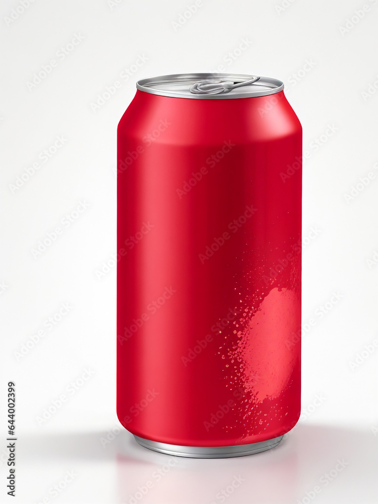 A red juice can isolated on white background. A red juice can isolated on white background.