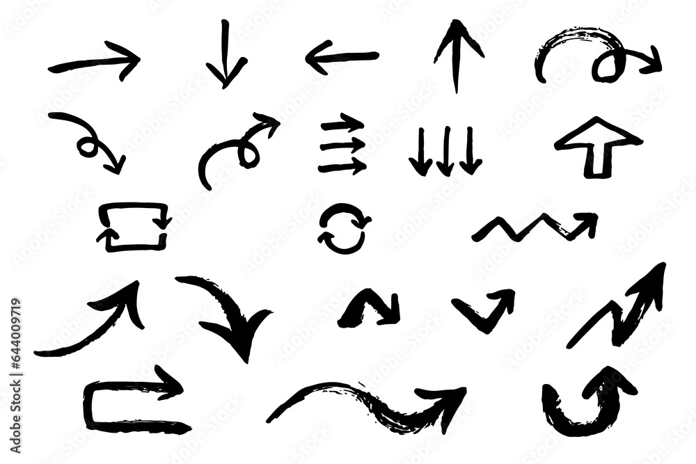 手描きの矢印コレクション 手描きの矢印コレクション
