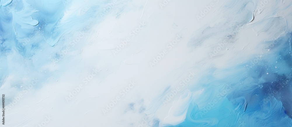 Background featuring a blend of white and blue paint isolated pastel background Copy space