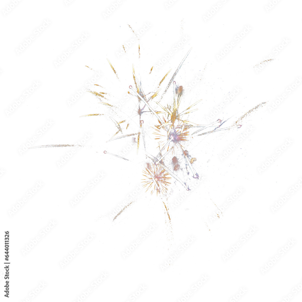Firework Isolated on transparent background png. Firework frame for new year party event concept. Firework Isolated on transparent background png. Firework frame for new year party event concept.