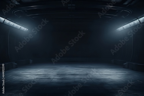 Mysteriöse Inszenierung: Eindrucksvoller Raum mit Licht und Rauch für Produktplatzierungen © Jibber 