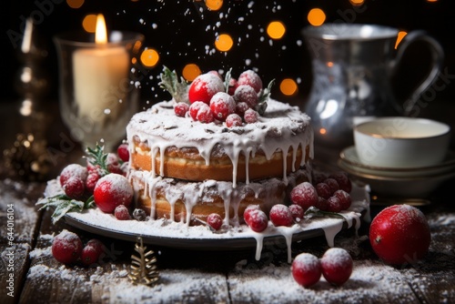  Holiday Themed Cake  Generative AI