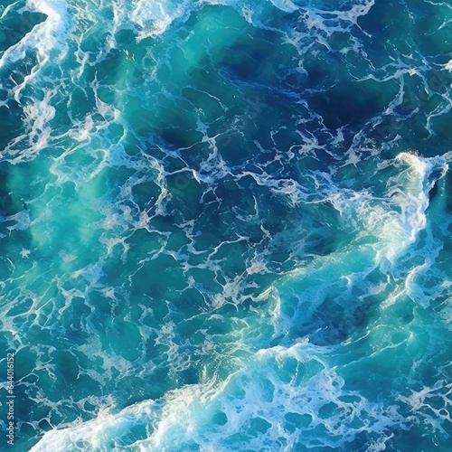 Seamless seawater texture with foam