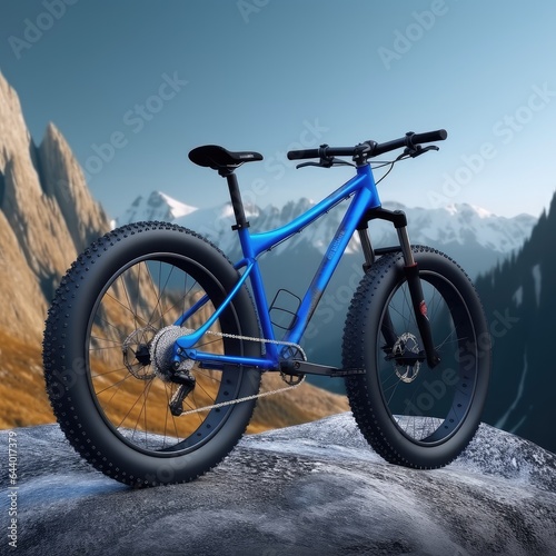 mountain bike in the mountains 
