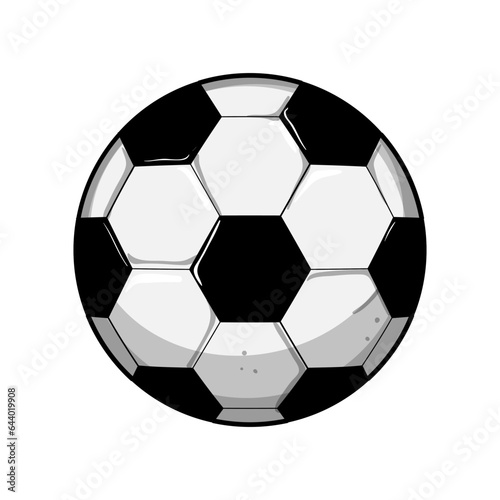 foot soccer ball cartoon. game tournament  championship goal  symbol competition foot soccer ball sign. isolated symbol vector illustration