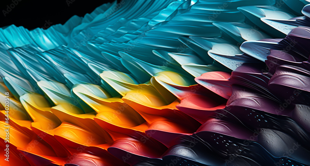 Fototapeta premium Background visual illustration of abstract materials, for design, colorful, Generated by AI