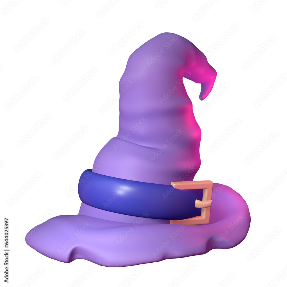 Halloween Witch Hat In 3D Halloween Witch Hat In 3D