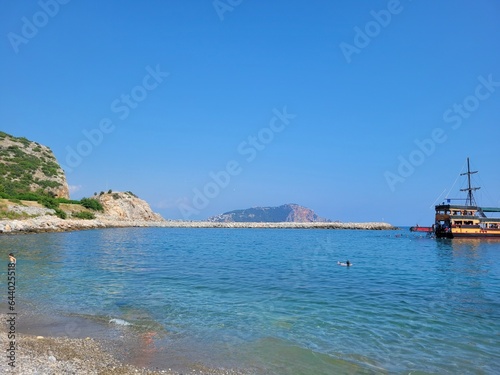 beach and sea