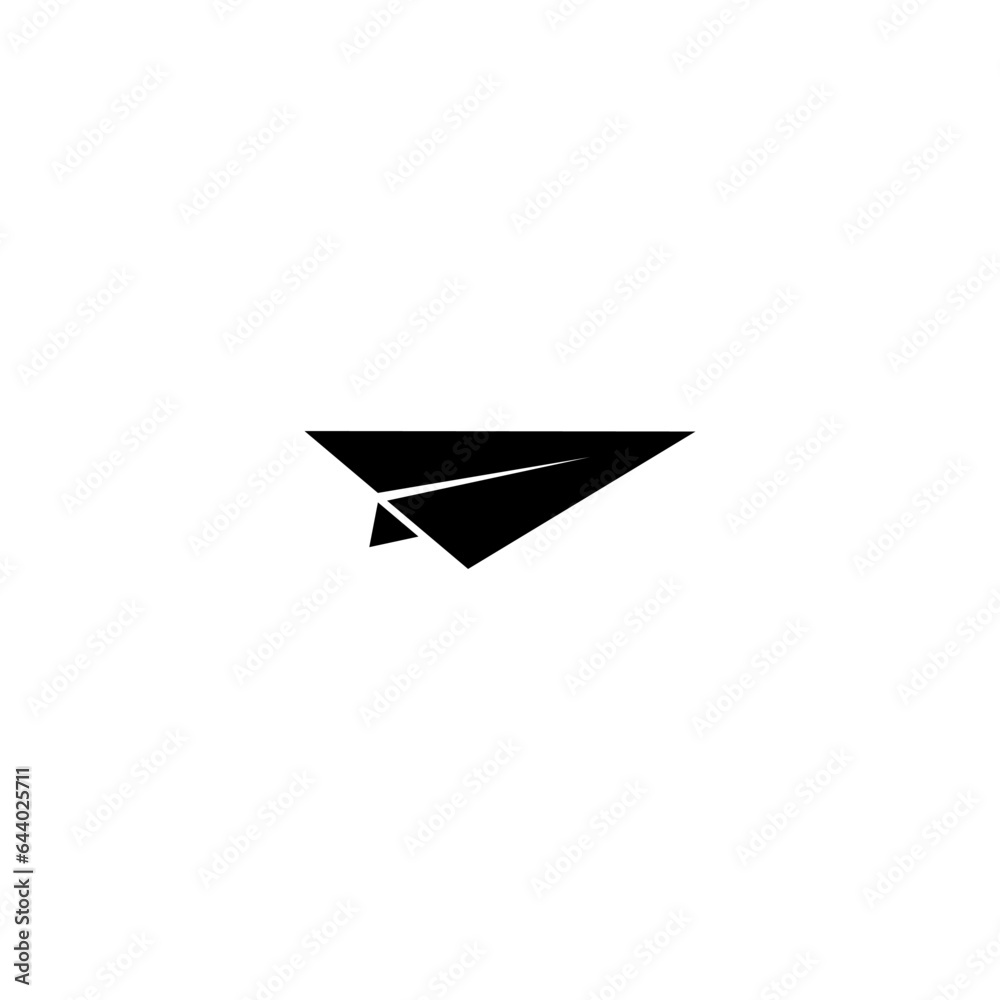Paper plane icon isolated on white background Paper plane icon isolated on white background