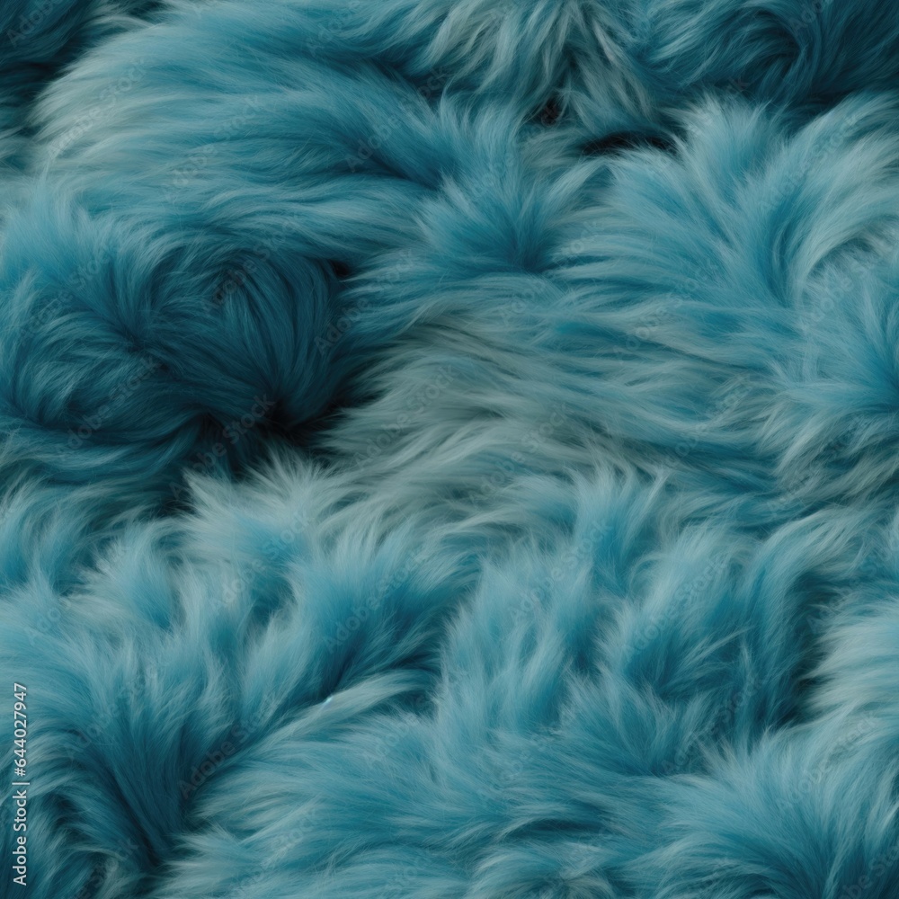 Blue fur pattern background Blue fur pattern background