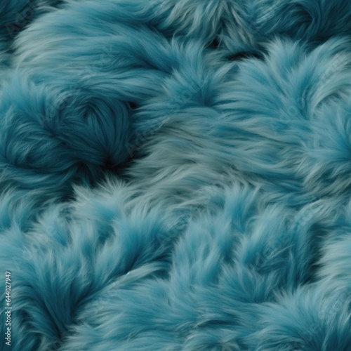 Blue fur pattern background