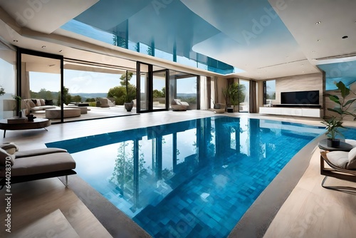 luxury swimming pool in Hotel © FatimaKhan
