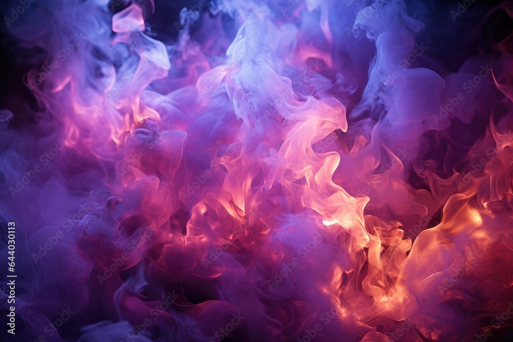Unveiling the Enigmatic Elegance: The Allure of Purple Flames in the Night Sky