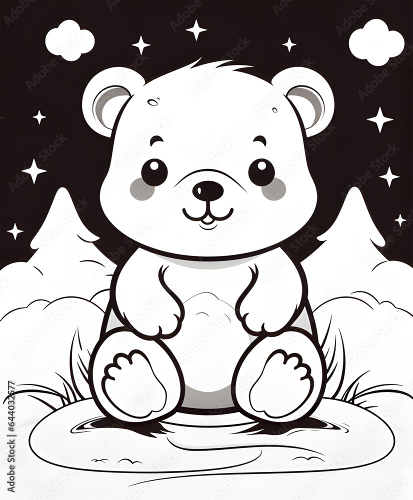 teddy bear illustration ai generative teddy bear illustration ai generative