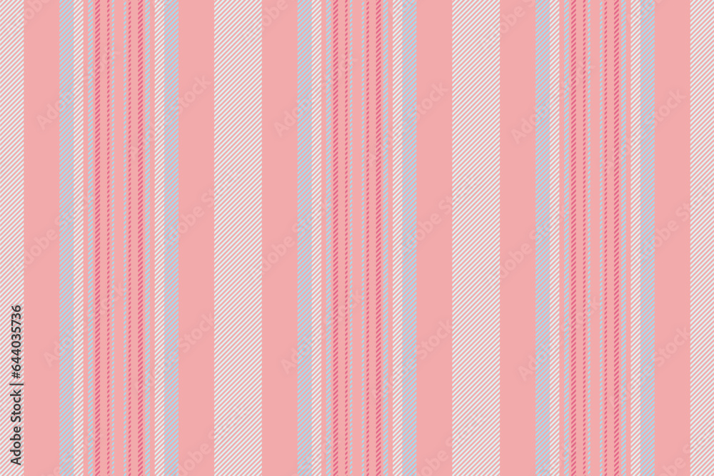 Seamless lines background of pattern texture vector with a textile vertical fabric stripe.