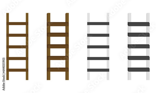 illustration of a ladder on a white background