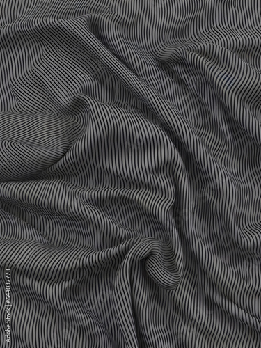 a fabric with a wavy design. ai generative