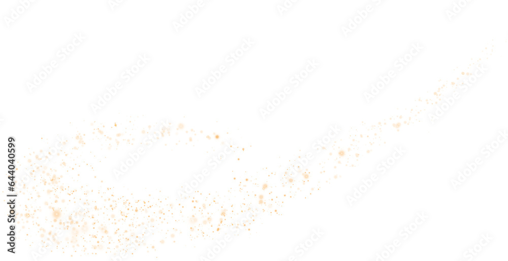 Golden glitter and bokeh on transparent backdrop. Luxury particles with stardust. Glow light effect. Magic Christmas composition. Special shine for poster or advertising. PNG. Golden glitter and bokeh on transparent backdrop. Luxury particles with stardust. Glow light effect. Magic Christmas composition. Special shine for poster or advertising. PNG.