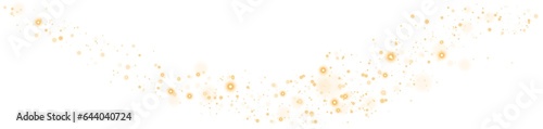 Foto Golden glitter and bokeh on transparent backdrop