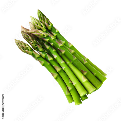 asparagus isolated on a transparent background, PNG