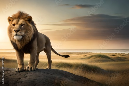 lion in the sun © Shabila