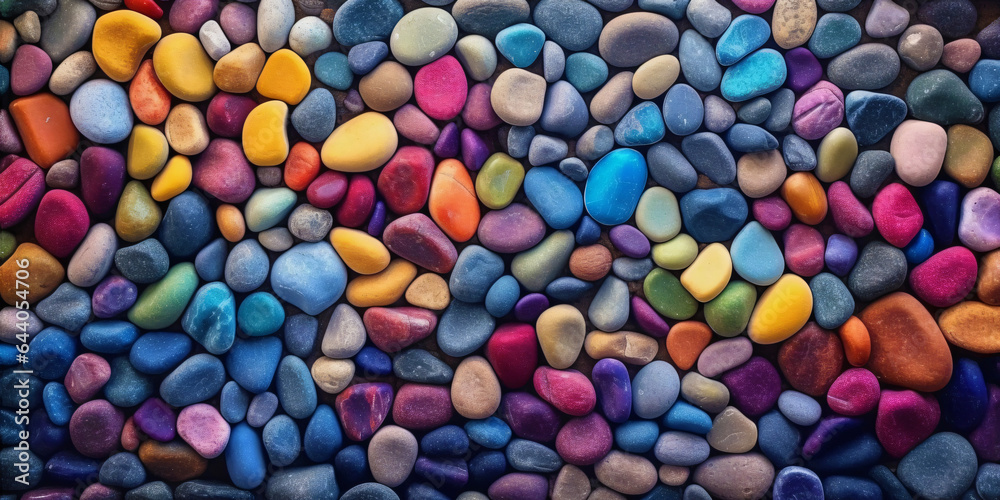 colorful stones background on the beach colorful stones background on the beach