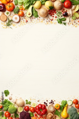 World Vegan Day concept. products for vegan meals. free space. white background. top view