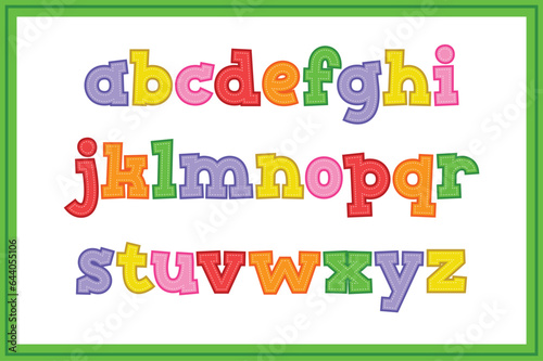 Versatile Collection of Super Stitch Alphabet Letters for Various Uses