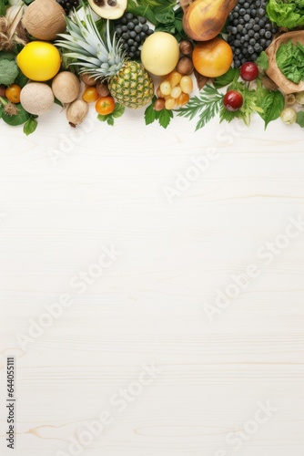 Poster. White background. World Vegan Day concept.