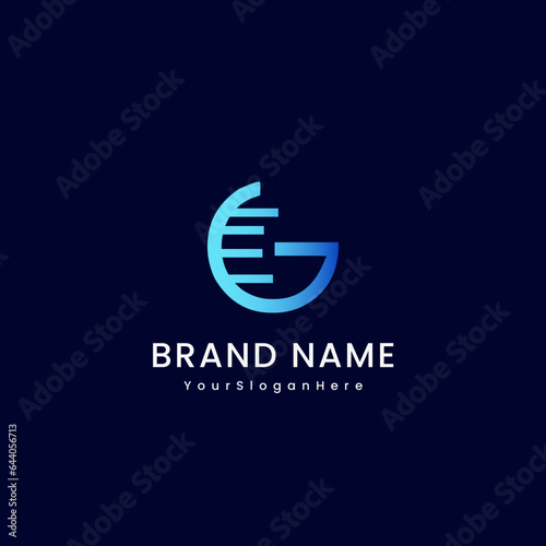 G Vintage letter logo