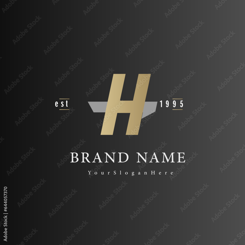 Obraz premium Vintage letter logo