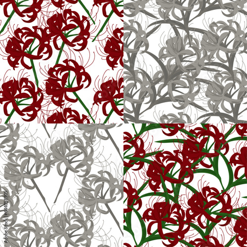 Pattern with flowers