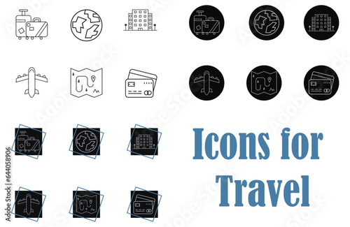 Icons for Travel