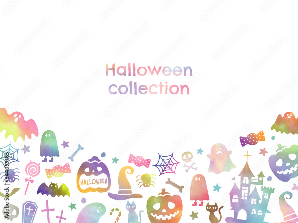 ハロウィンのフレーム ハロウィンのフレーム