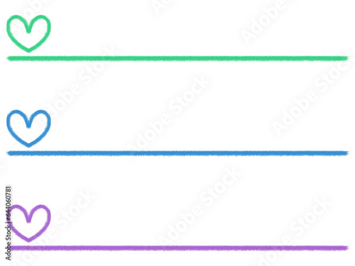 하트라인 일러스트
