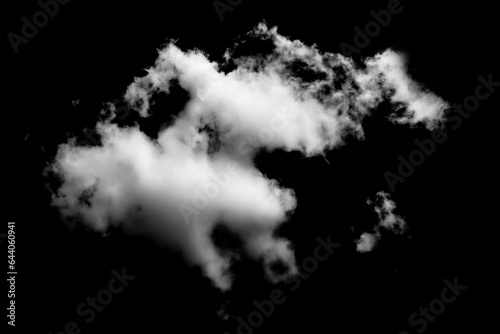 Dym, tło, białe chmury