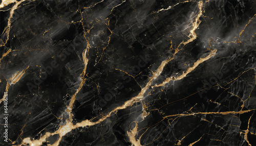 Italy Protoro Black and Gold Marble, black marble with golden veins, Portoro marbel natural pattern for background, abstract black and gold, black and yellow marble, high gloss marble stone texture. 