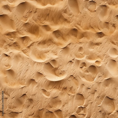 Top view of sand