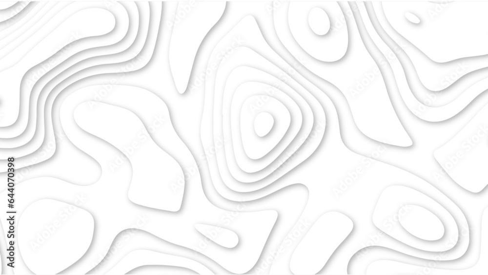 White background topography, vector illustration , gradient colorful lines, digital art,backdrop, seamless, background for dekstop, backdrop, topology