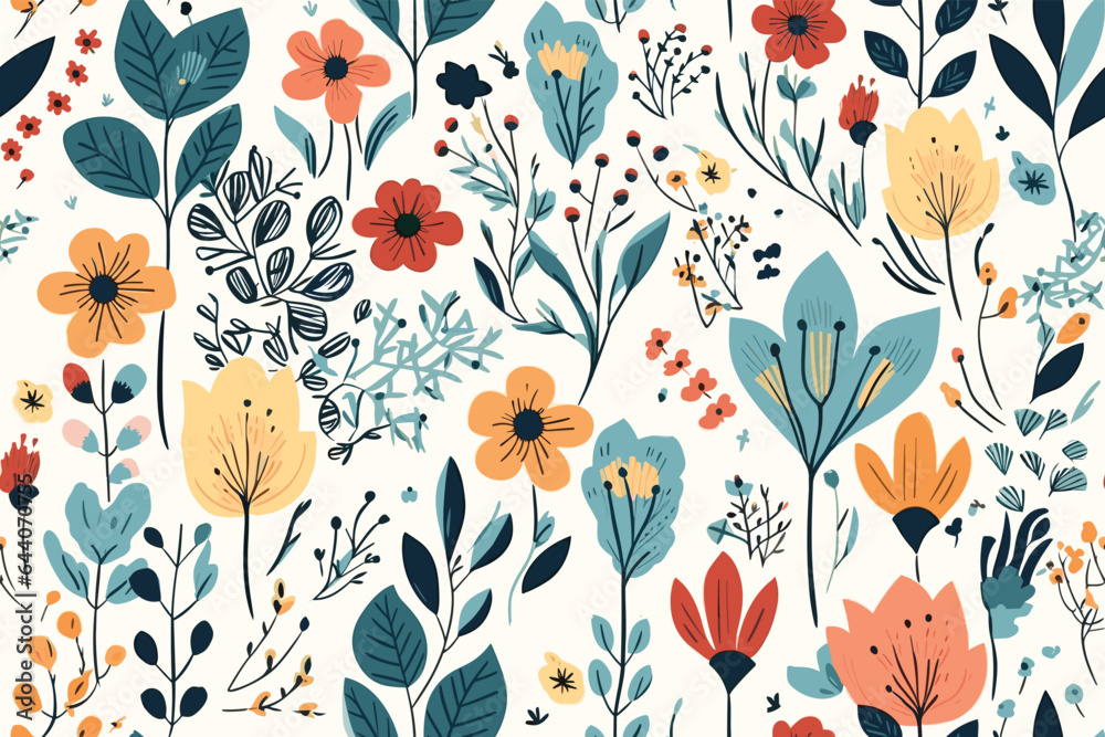 Vector Floral pattern design , Printing Textile , Transfer designs , pattern , flower .