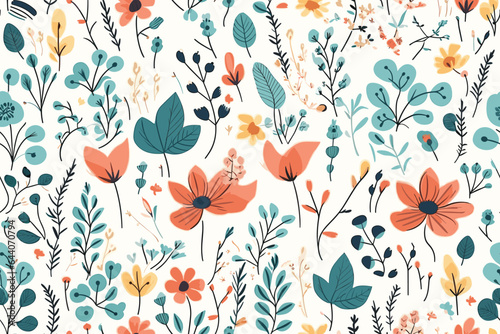 Vector Floral pattern design , Printing Textile , Transfer designs , pattern , flower.