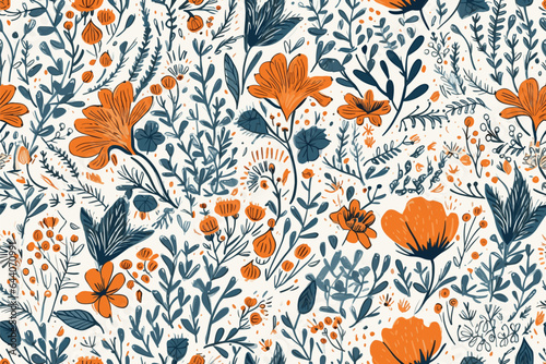 Vector Floral pattern design , Printing Textile , Transfer designs , pattern , flower.