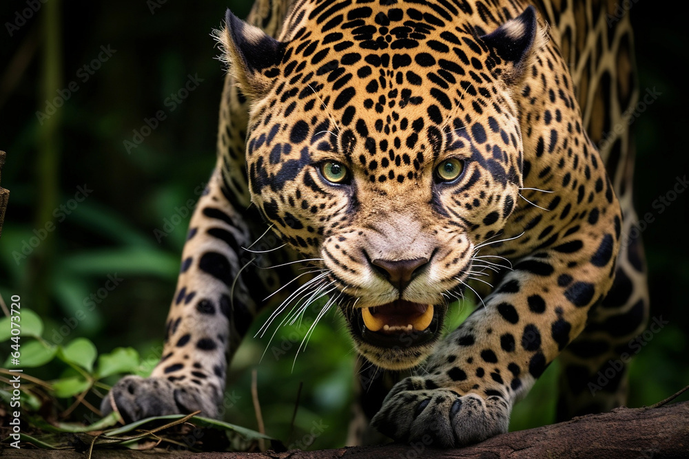 Cheetah ready to attack its prey Cheetah ready to attack its prey