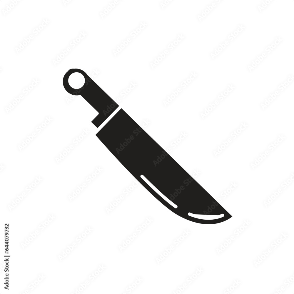 knife vector icon line template knife vector icon line template